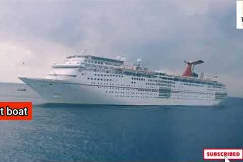 Beautiful Cruise ship leaving Port of Cozumel 🇲🇽 Mexico || How Cruise ship turns ||