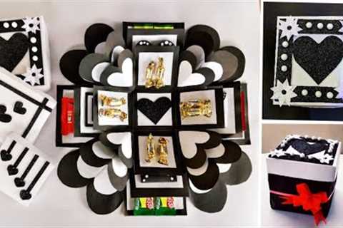 How to make Explosion box // Explosion box with chocolates // Birthday, Anniversary gift.
