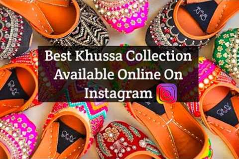 Fancy Khussa Collection Available online on Instagram | Omy.pk Brand | Trusted Brand
