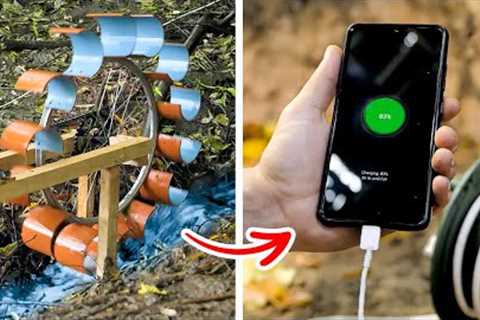 DIY HYDRO GENERATOR || HUGE INVENTIONS FOR YOUR HOME AND CAMP