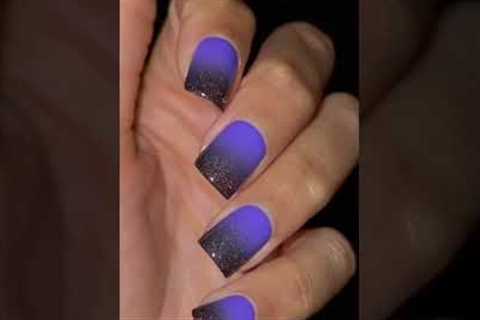 TRENDY FALL OMBRÉ NAIL ART USING NEW HOLO TACO POLISH #ad #halloweenmood #nailart