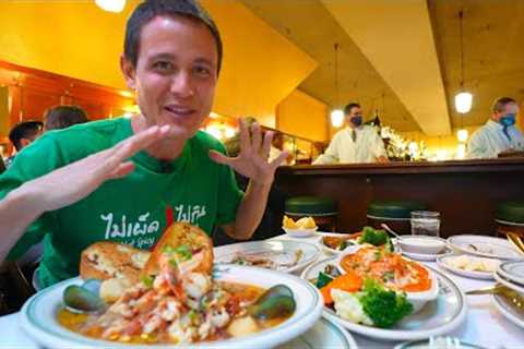 Oldest Restaurant in California!! SAN FRANCISCO FOOD TOUR + Huge Seafood Bowl!!