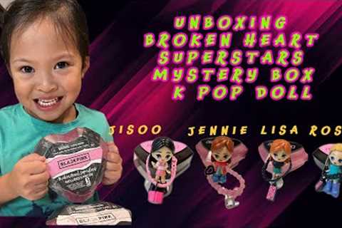 UNBOXING | BROKEN HEART SUPERSTARS MYSTERY BOX | FEATURING LISA | JENNIE | JISOO | ROSE | K-POP DOLL