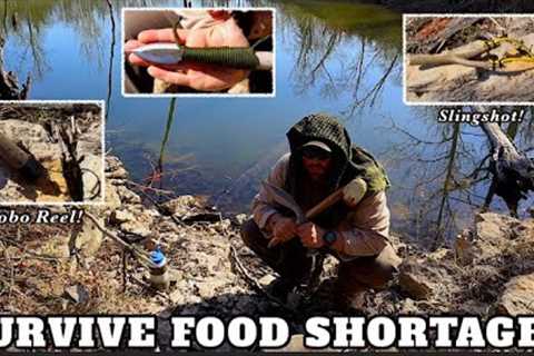 Survive Food Shortages! SERE Hunting Kit and Survival Skills! Fish, Hunt, Trap!