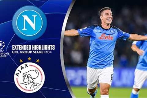 Napoli vs. Ajax: Extended Highlights | UCL Group Stage MD 4 | CBS Sports Golazo