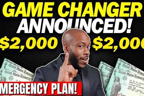 THIS IS A GAME CHANGER! THEY PLAN TO GIVE OUT TO MILLIONS OF AMERICANS! EMERGENCY PLAN!
