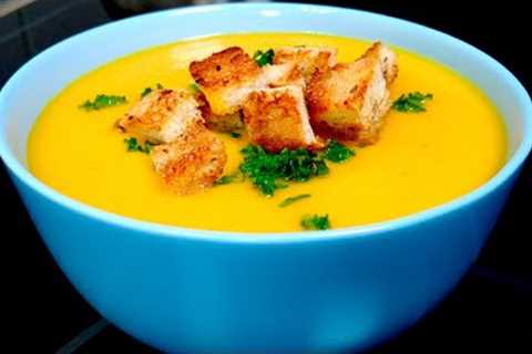 Healthy Vegan Soup without chemicals | Butternut Squash Soup | Easy cooking