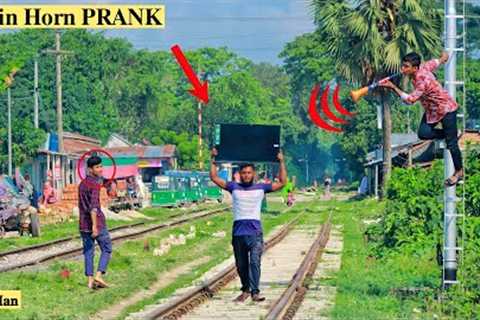Update Viral Train Horn Prank 2022 || Best of Train Horn Prank Reaction on public...