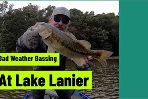 Bad Weather Bass Fishing At Lake Lanier