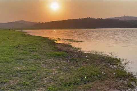 Bank Fishing for bass at Hazelmere Dam !