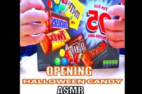 Halloween Unboxing Opening Amazon Box - Unboxing ASMR No Talking Compilation Oddly Satisfying Video