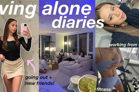 LIVING ALONE IN THE CITY! new hobbies &amp; friends, productive days, notion tour, + cooking &amp;..