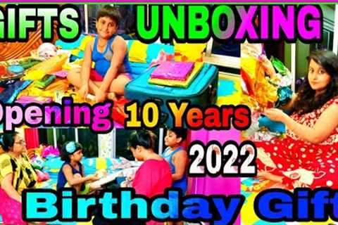 UNBOXING BIRTHDAY GIFTS | Opening 10 Years Birthday Gift 2022 | Birthday Gift | Swarno Entertainment