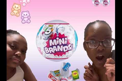 Unboxing Mini Brands! FIRST YOUTUBE VIDEO