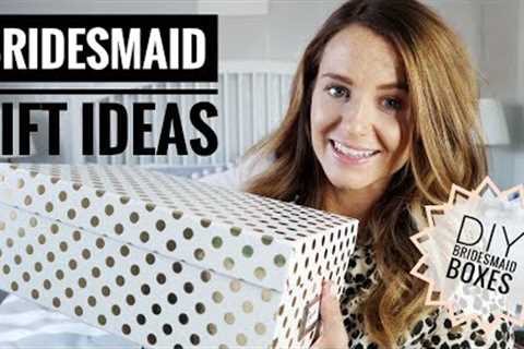 DIY BRIDESMAID GIFT BOXES | LUCIE AND THE BUMP WEDDING