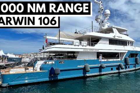 2022 CdM DARWIN 106 UPTIGHT Expedition Sportfisher Explorer Long Range SuperYacht Tour
