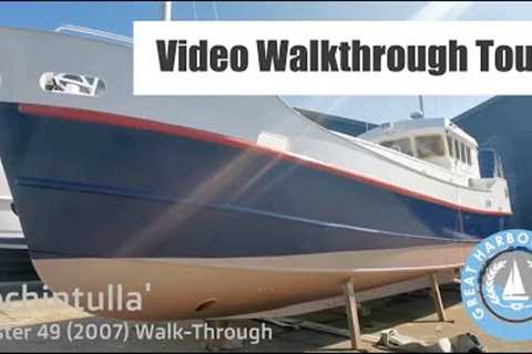 Coaster 49 / Dutch Barge style liveaboard based in Greenock. Walkthrough Yacht Tour. For Sale
