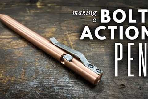 Making a BOLT ACTION Pen || INHERITANCE MACHINING