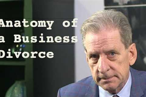 The Anatomy of a Business Divorce