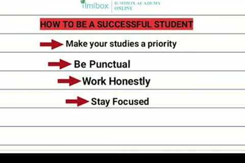How to be a successful student | ilmibox academy online | Career education