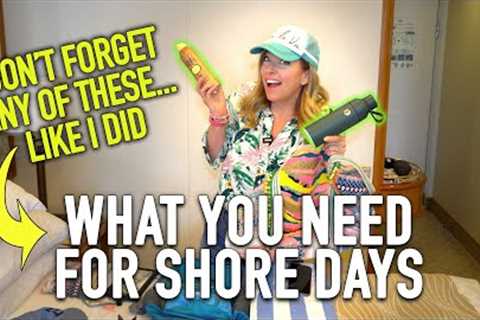 How To Pack For A Cruise - Shore Day Bag