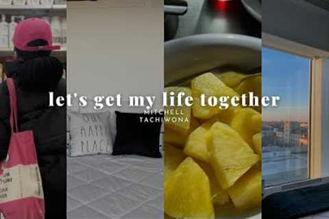 LET'S GET MY LIFE TOGETHER| INTERNATIONAL STUDENT IN CANADA| GROCERY SHOPPING + CLEANING