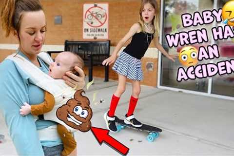 Baby Wren's first time shopping and DISASTER happens!!