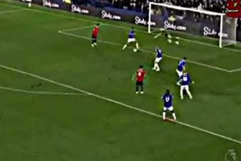 Cristiano Ronaldo disallowed a goal for Manchester United