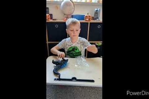 Isaac's brand new unboxing  of godzilla and king kong
