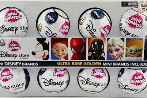 Mini Brands Disney Store Edition Surprise Capsules Opening Toy Review ASMR | Ultra Rare Golden
