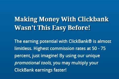 Clickbank Affiliate Marketing
