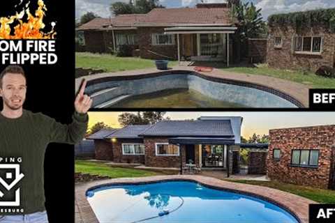 Before and After House Flip - Project O | FROM FIRE TO FLIPPED | Completely Gutted &amp; Transformed