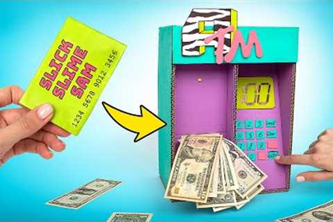 DIY Stylish ATM Machine With Money!