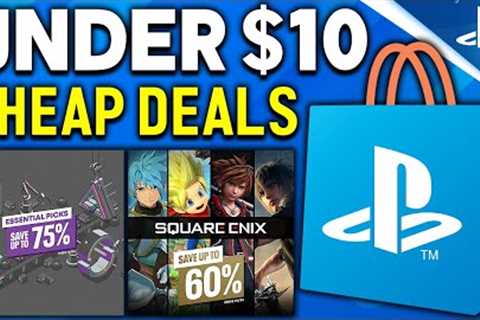 11 GREAT PSN Game Deals UNDER $10 NOW! CHEAP PS4 Games on Sale - PSN Essential Picks + Square Enix