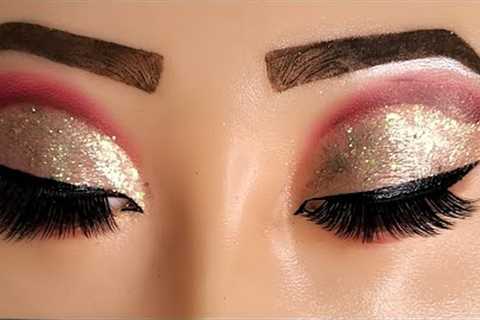 easy quick cut crease eye makeup tutorial||makeup mask||makeup and mehndi designs creativity
