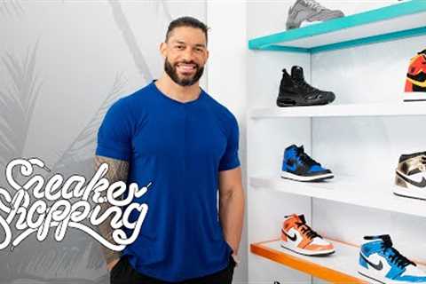 Roman Reigns Goes Sneaker Shopping With Complex
