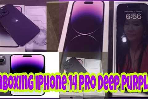UNBOXING IPHONE 14 PRO DEEP PURPLE#2022#iphone#latest#gadgets