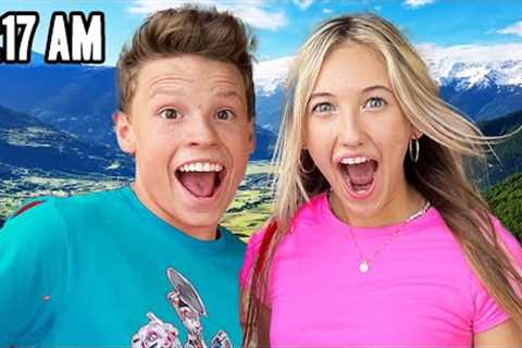 BOYS vs GIRLS in 24 HOURS of EPIC CHALLENGES! ft.The Ninja Fam
