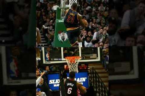 LeBron James IDENTICAL DUNKS👽 #shorts