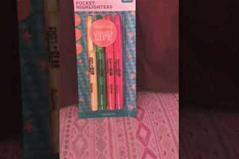 School supplies shopping haul