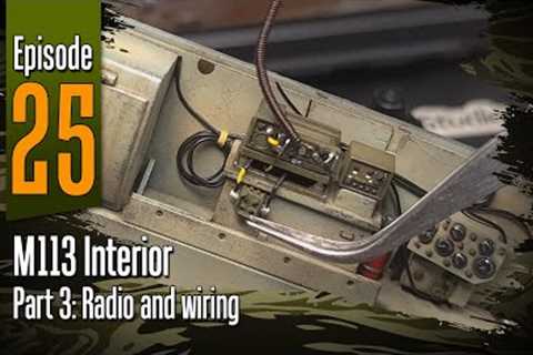Off the Sprue | M113 Interior: Radio and wiring