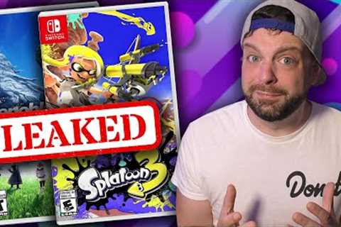 Nintendo's Major Leaking Problem With Nintendo Switch Games...