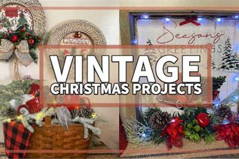 Vintage Rustic Christmas DIY Home Decor | Holiday Projects For Your Home