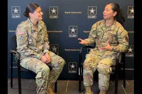 PVT Martinez talks about Army Basic Training, and her career training school.