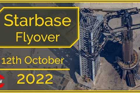SpaceX Starbase, Tx Full Stack Flyover