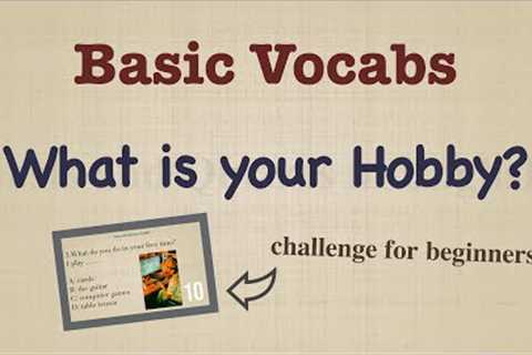 Best Basic vocabulary about Activities you should know! Take The Quiz and Choose Your Answers 😎