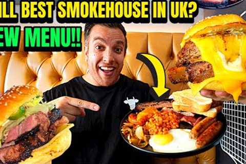 The BEST Smokehouse NOW HAS MUST TRY 10/10 BREAKFAST + I MADE MY OWN BURGER
