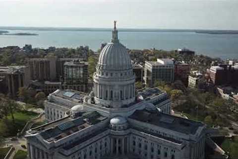Aerial Footage Of Galata Bridge In Turkey # Drone Footage of a Castle # Wisconsin Capitol Building