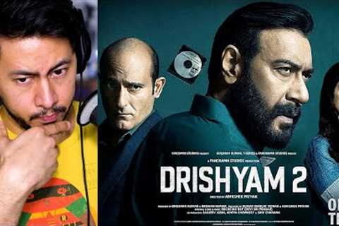 DRISHYAM 2 Trailer Reaction! | Ajay Devgn | Akshaye Khanna | Tabu | Shriya Saran | Abhishek Pathak