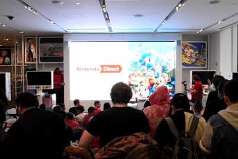 Nintendo Direct: The Super Mario Bros. Movie Teaser Trailer Live Reactions at Nintendo NY